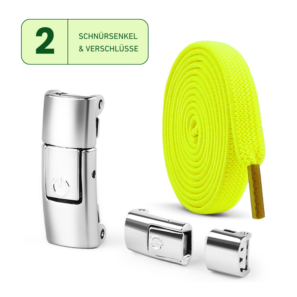 Elastische No-Tie-Schnürsenkel – Einfach reinschlüpfen & losgehen