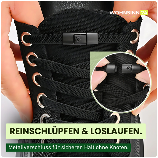 Elastische No-Tie-Schnürsenkel – Einfach reinschlüpfen & losgehen