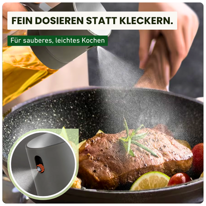 Öl-Sprüher aus Borosilikatglas – Perfekt dosieren statt kleckern