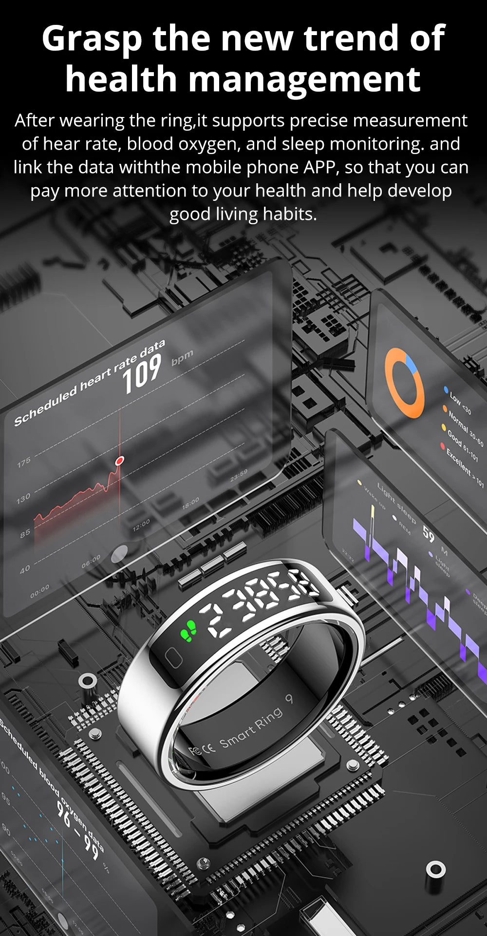 Fitness-Tracking & Stil in Einem (Modell 2026) - Dein Gesundheitsmanager am Finger
