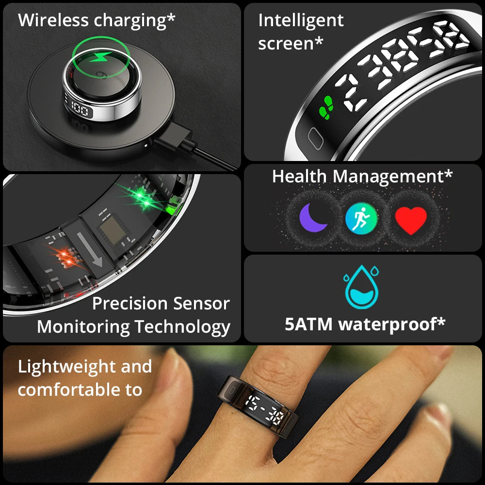 Fitness-Tracking & Stil in Einem (Modell 2026) - Dein Gesundheitsmanager am Finger
